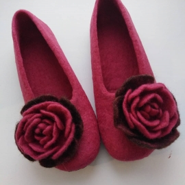 Валяные тапочки