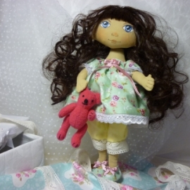 Текстильная кукла Изабелла