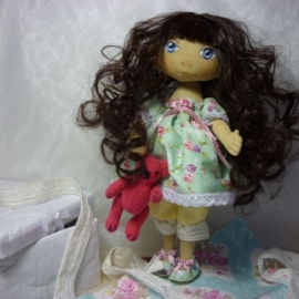 Текстильная кукла Изабелла