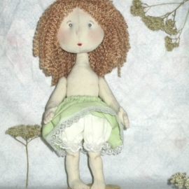 Текстильная кукла ВЕСНУШКА