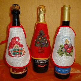 Фартук на бутылку