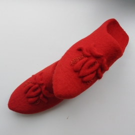 Валяные тапочки "восточные"