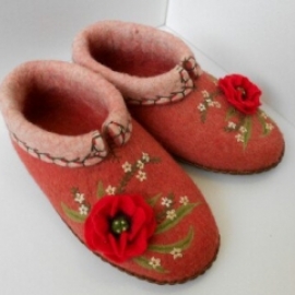 Тапки из войлока