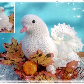 Голубь вязанный