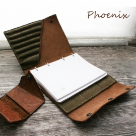 Блокнот из натуральной кожи для художника