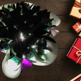 Ночник букет роз