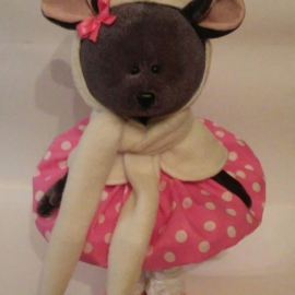 Текстильная игрушка Мышка