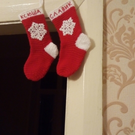 Новогодний носок