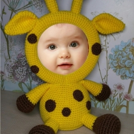 Мастер-класс фоторамки Жирафик