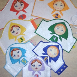 Матрёшки-застежки