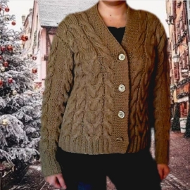 Кардиган ручной работы