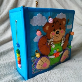 Кубики и книжки: Развивающая книжка для малышей