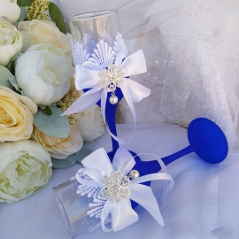 Свадебные бокалы "Небесная гладь"