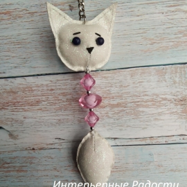 Брелок из экокожи