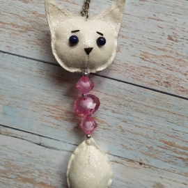 Брелок из экокожи