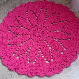 Круглый коврик "Космея"