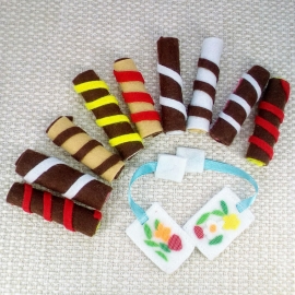 Сладкие трубочки к чаю