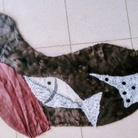 Прикроватный коврик "Морской котик"