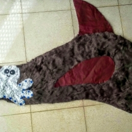 Прикроватный коврик "Дельфин"