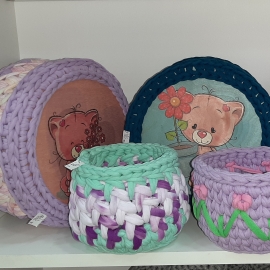 Корзинка декоративная