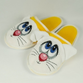 Детские тапочки с вышивкой