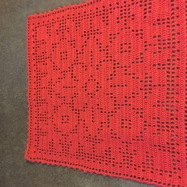 Салфетка вязаная крючком