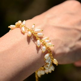 Браслет из речного жемчуга