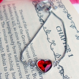 Браслет с сердцем Swarovski