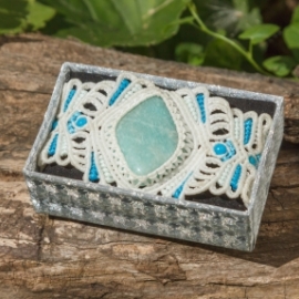 Браслет "Снежный полдень"