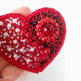 Брошка "ВАЛЕНТИНКА"