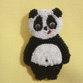 брошь "Панда"