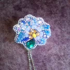 хрустальный  цветок