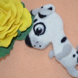 шерстяной песик.