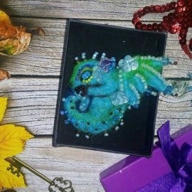 Брошь "Дракон"