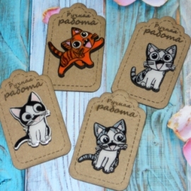 Брошки "Котэ"