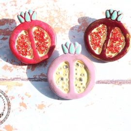 Брошь "Гранат"