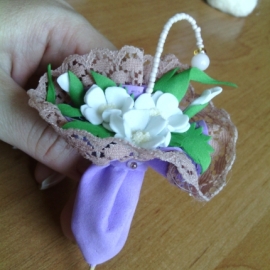 Брошь "Зонтик"