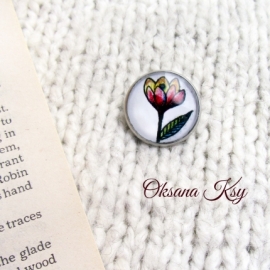 Брошь "Летний цветок"