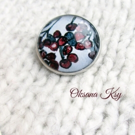 Брошь "Рябина"