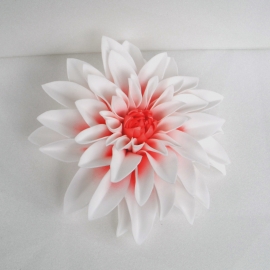 Заколка георгин из фоамирана/брошь