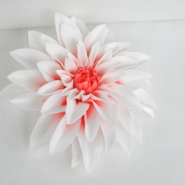 Заколка георгин из фоамирана/брошь