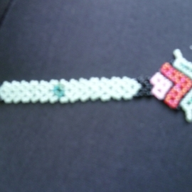 Колье-гердан "Цветы уичоль"