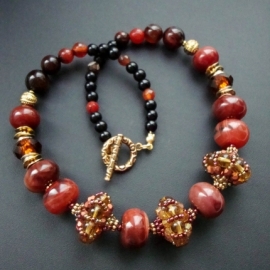 Бусы из агата "Марокко"