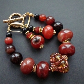 Комплект из агата "Марокко"