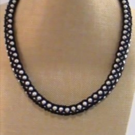 Комплект украшений "Нью-Йорк": колье, браслет, серьги