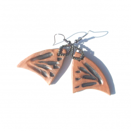 серьги  керамические