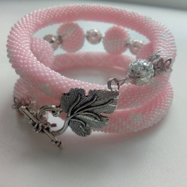 Комплект серьги-кисти и браслет