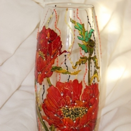 Ваза" Любимые маки"