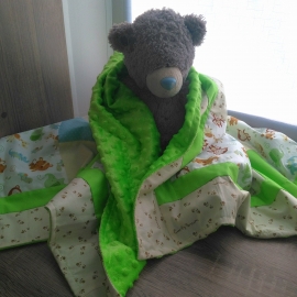 Лоскутный плед "Африка"