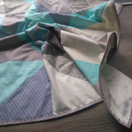 Лоскутный плед "Утро"